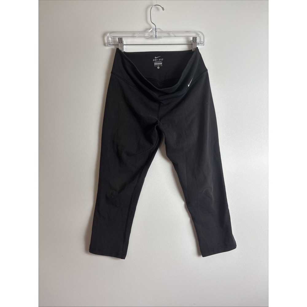 DRI-FIT Nike Women's Sport Leggings Size M Activewear Yoga Pants Black